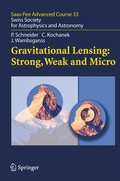 Cover: Gravitational Lensing: Strong, Weak and Micro - Springer