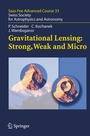 Cover: Gravitational Lensing: Strong, Weak and Micro - Springer