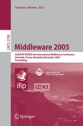 Cover: Middleware 2005 - Springer