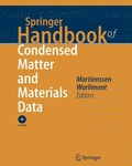 Cover: Springer Handbook of Condensed Matter and Materials Data - Springer