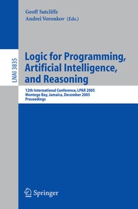 Enlarge image Cover: Logic for Programming, Artificial Intelligence, and Reasoning - Springer