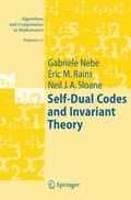 Cover: Self-Dual Codes and Invariant Theory - Springer