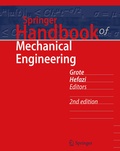 Cover: Springer Handbook of Mechanical Engineering - Springer