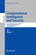 Cover: Computational Intelligence and Security - Springer