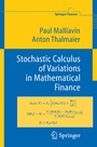 Cover: Stochastic Calculus of Variations in Mathematical Finance - Springer