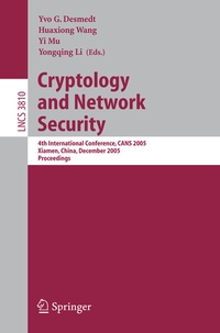 Abbildung von: Cryptology and Network Security - Springer