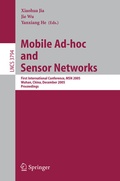 Cover: Mobile Ad-hoc and Sensor Networks - Springer