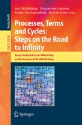 Cover: Processes, Terms and Cycles: Steps on the Road to Infinity - Springer