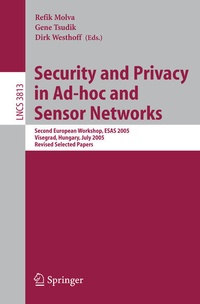 Enlarge image Cover: Security and Privacy in Ad-hoc and Sensor Networks - Springer