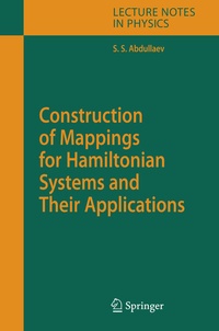 Abbildung von: Construction of Mappings for Hamiltonian Systems and Their Applications - Springer