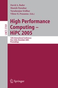 Cover: High Performance Computing - HiPC 2005 - Springer
