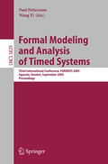 Cover: Formal Modeling and Analysis of Timed Systems - Springer