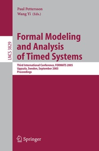 Enlarge image Cover: Formal Modeling and Analysis of Timed Systems - Springer