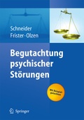 Cover: Begutachtung psychischer St&ouml;rungen - Springer