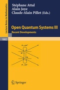 Cover: Open Quantum Systems III - Springer