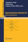Cover: Open Quantum Systems III - Springer