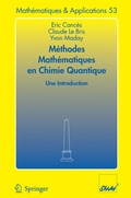 Cover: M&eacute;thodes math&eacute;matiques en chimie quantique. Une introduction - Springer