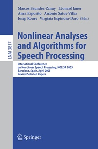 Abbildung von: Nonlinear Analyses and Algorithms for Speech Processing - Springer