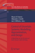 Cover: Control of Uncertain Systems: Modelling, Approximation, and Design - Springer