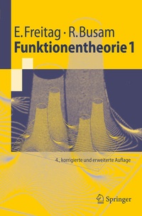 Enlarge image Cover: Funktionentheorie 1 - Springer