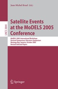 Cover: Satellite Events at the MoDELS 2005 Conference - Springer