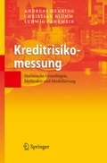 Cover: Kreditrisikomessung - Springer