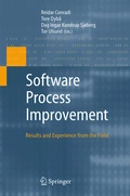 Cover: Software Process Improvement - Springer