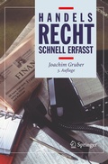 Cover: Handelsrecht - Schnell erfasst - Springer