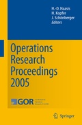 Cover: Operations Research Proceedings 2005 - Springer