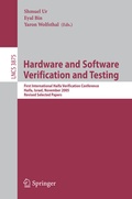 Cover: Hardware and Software, Verification and Testing - Springer