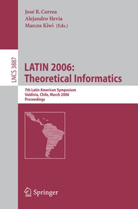 Enlarge image Cover: LATIN 2006: Theoretical Informatics - Springer