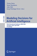 Cover: Modeling Decisions for Artificial Intelligence - Springer