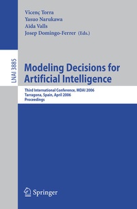 Enlarge image Cover: Modeling Decisions for Artificial Intelligence - Springer
