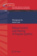 Cover: Robust Control and Filtering of Singular Systems - Springer