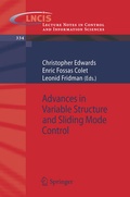 Cover: Advances in Variable Structure and Sliding Mode Control - Springer