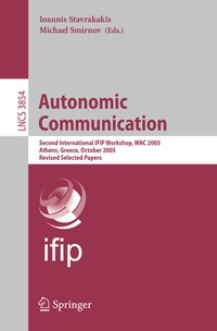 Enlarge image Cover: Autonomic Communication - Springer