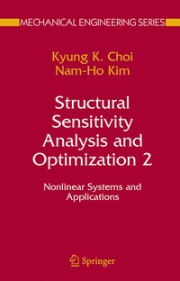 Enlarge image Cover: Structural Sensitivity Analysis and Optimization 2 - Springer