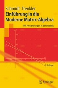 Abbildung von: Einführung in die Moderne Matrix-Algebra - Springer