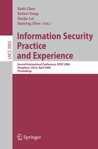 Enlarge image Cover: Information Security Practice and Experience - Springer