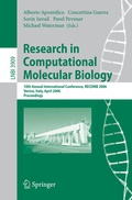 Cover: Research in Computational Molecular Biology - Springer
