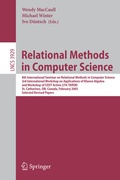 Cover: Relational Methods in Computer Science - Springer