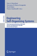 Cover: Engineering Self-Organising Systems - Springer
