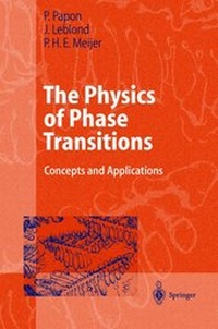 Enlarge image Cover: The Physics of Phase Transitions - Springer