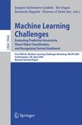 Cover: Machine Learning Challenges - Springer