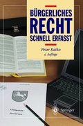 Cover: B&uuml;rgerliches Recht - Schnell erfasst - Springer