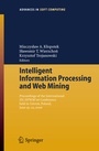 Cover: Intelligent Information Processing and Web Mining - Springer