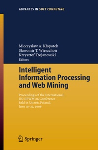 Enlarge image Cover: Intelligent Information Processing and Web Mining - Springer