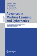 Cover: Advances in Machine Learning and Cybernetics - Springer