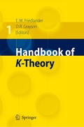 Cover: Handbook of K-Theory - Springer