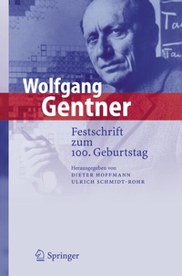 Abbildung von: Wolfgang Gentner - Springer